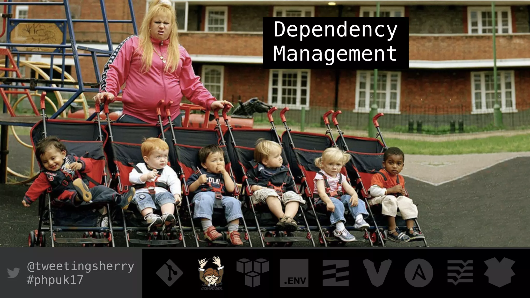 @tweetingsherry
#phpuk17
Dependency
Management
 