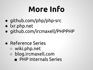 PHP, Under The Hood - DPC