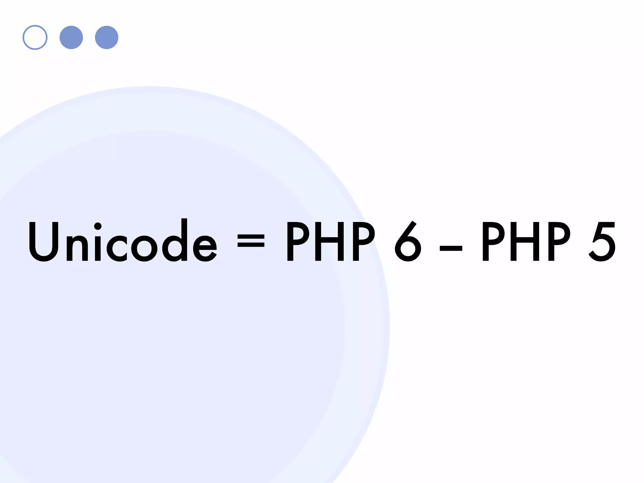 Php Unicode I18n