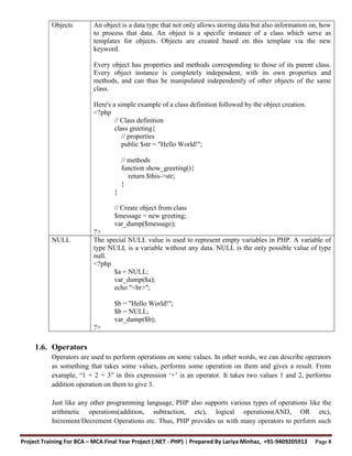 PHP Unit-1 Introduction to PHP | PDF