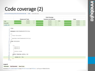 Code coverage (2)
 