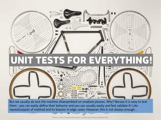 Source: http://shop.toddmclellan.com/product/disassembled-bike
UNIT TESTS FOR EVERYTHING!
But we usually do test the machi...