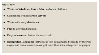 WEB PROGRAMMING USING PHP_Unit1-INTRODUCTION.pdf