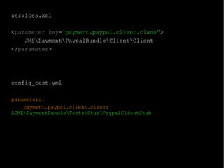 namespace ACMEPaymentBundleTestsStub;
use JMSPaymentPaypalBundleClientClient;


class PaypalClientStub extends Client {
  ...