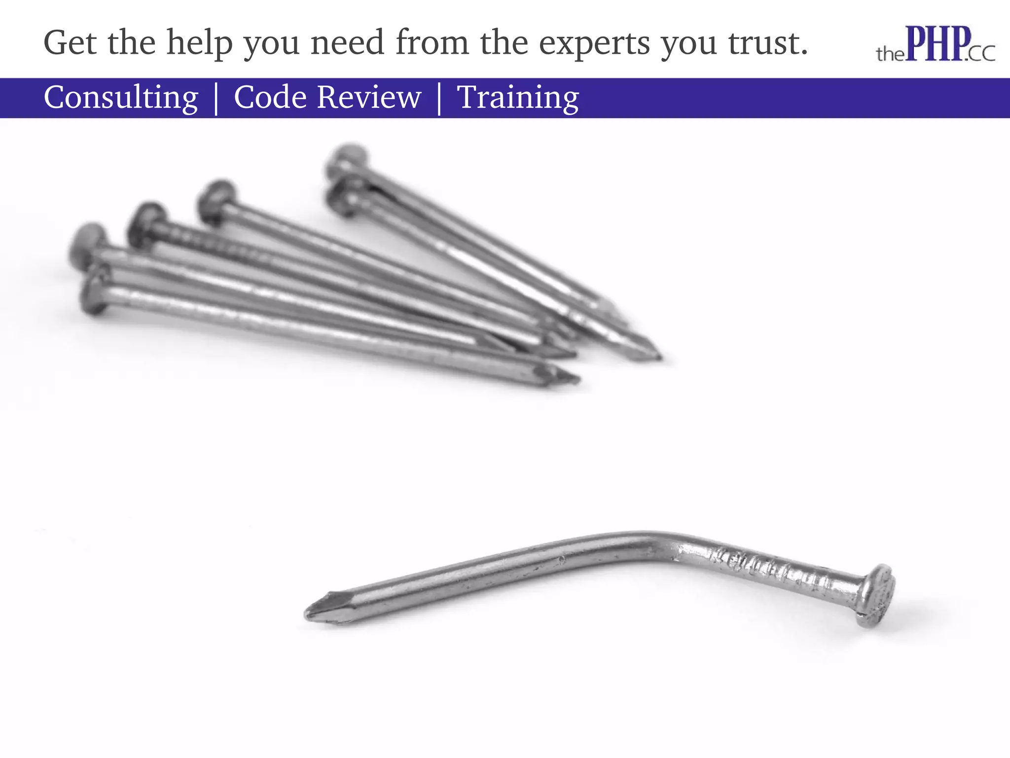 Get the help you need from the experts you trust. Consulting | Code Review | Training 