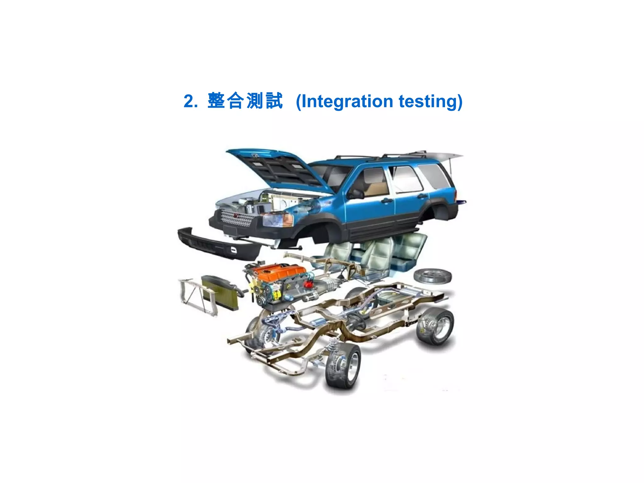 2. 整合測試 (Integration testing)
 