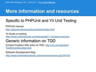 PHP Unit Testing in Yii | PDF
