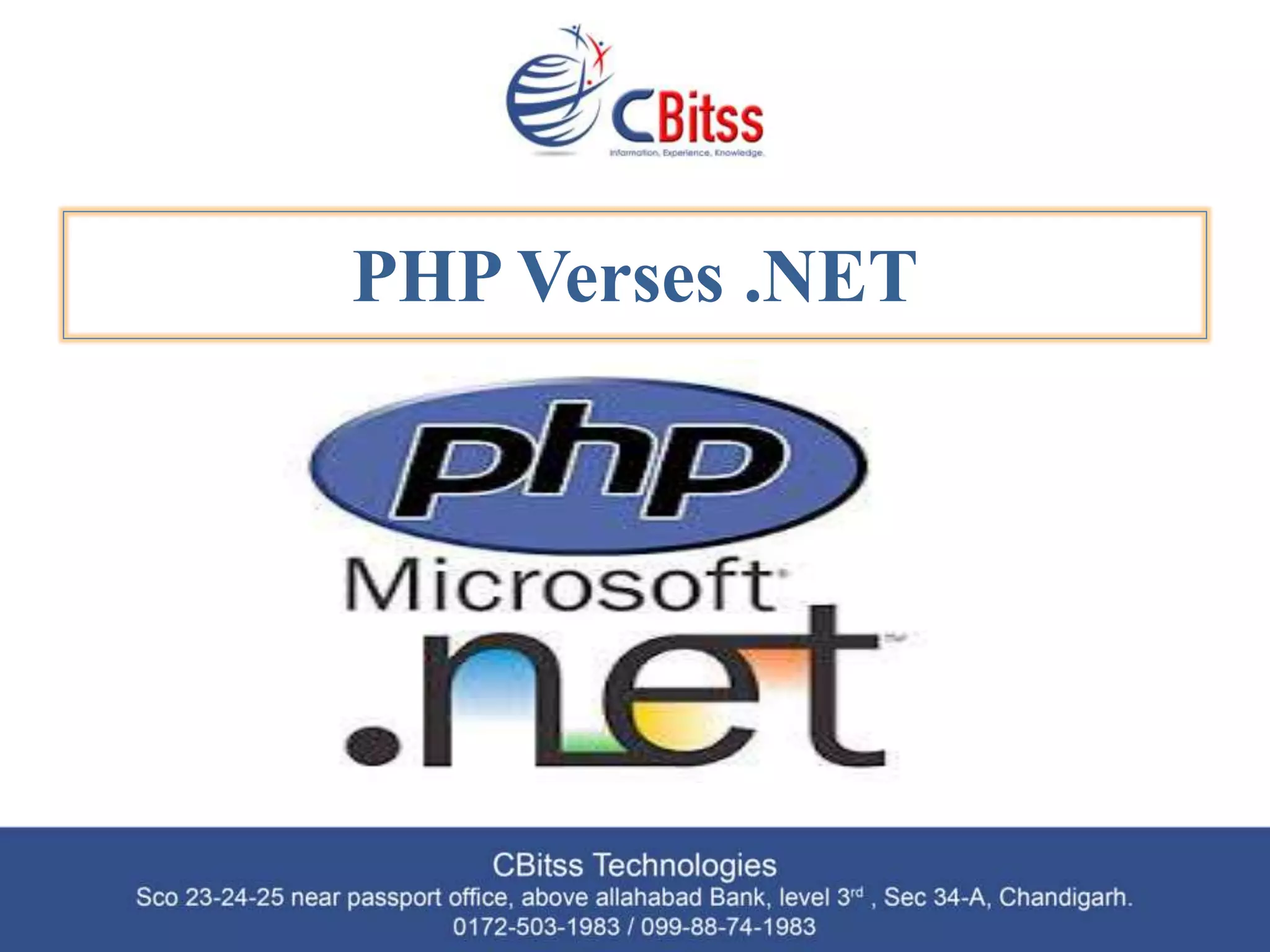 PHP Verses .NET 
