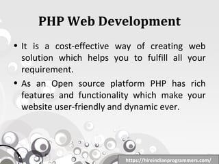PHP Web Development | PPT