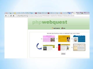 Php webquest creando wq | PPT