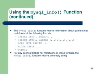 Php with MYSQL Database | PPT