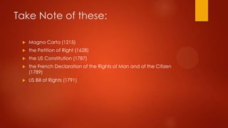 History of Human Rights | PPTX