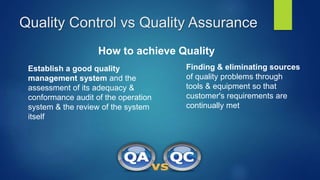 QA vs QC | PPTX
