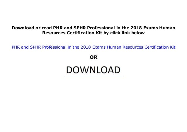PHR Prüfung