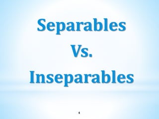 Word Inseparable Phrasal verbs | PPTX