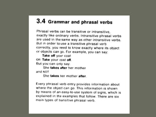 Phrasal Verbs 2 (transitive)