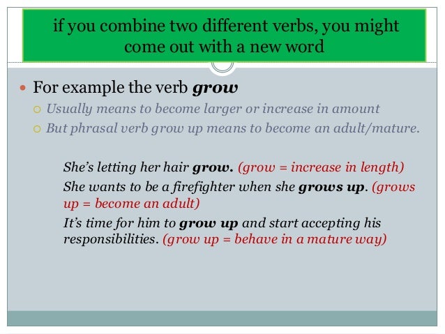 Phrasal Verbs