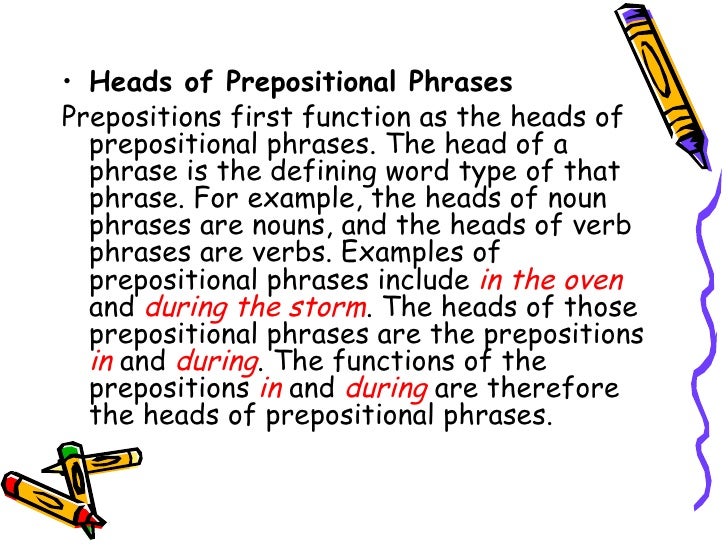 Phrasal Verbs And Prepositional Phrases