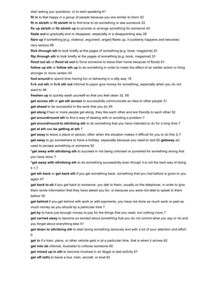 Phrasal verbs dictionary