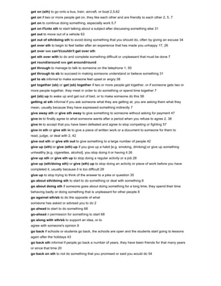 Phrasal verbs dictionary