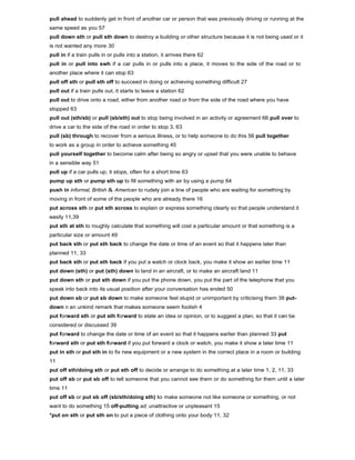 Phrasal verbs dictionary