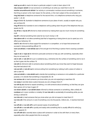 Phrasal verbs dictionary