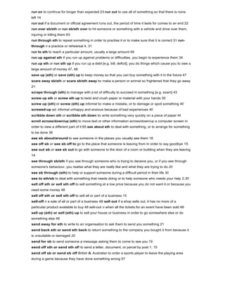 Phrasal verbs dictionary