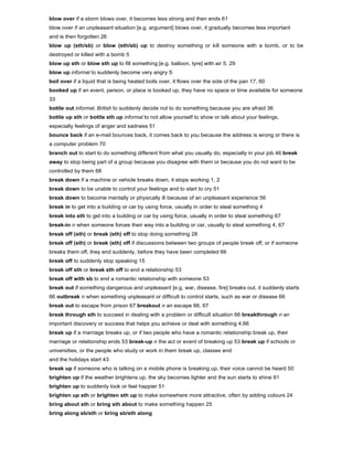 Phrasal verbs dictionary