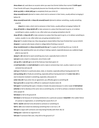 Phrasal verbs dictionary (2)