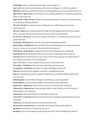 Phrasal verbs dictionary (2)