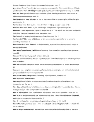 Phrasal verbs dictionary (2)