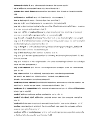 Phrasal verbs dictionary (2)