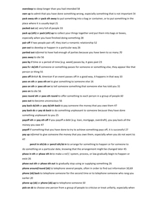 Phrasal verbs dictionary (2)