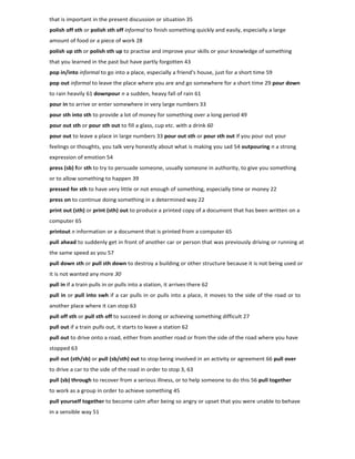 Phrasal verbs dictionary (2)