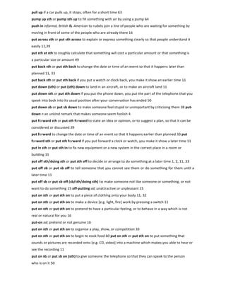 Phrasal verbs dictionary (2)