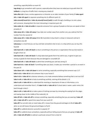 Phrasal verbs dictionary (2)