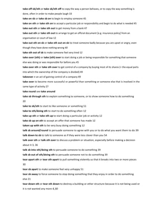 Phrasal verbs dictionary (2)