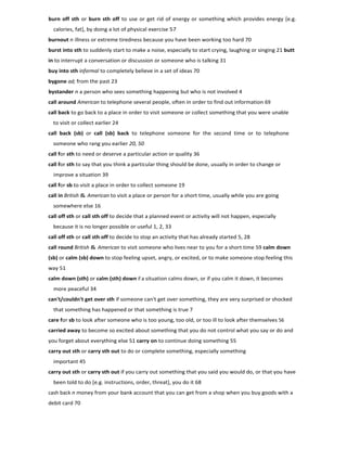 Phrasal verbs dictionary (2)