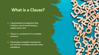 Phrases and Clauses | English Grammar Basics with Examples | PDF