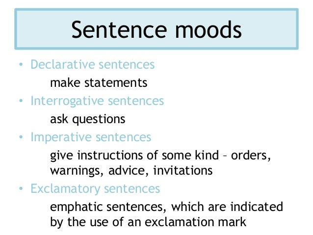 English Language Terminology - Phrases, Clauses and Sentences