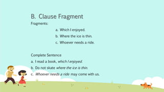 Phrases and Fragments | PPTX