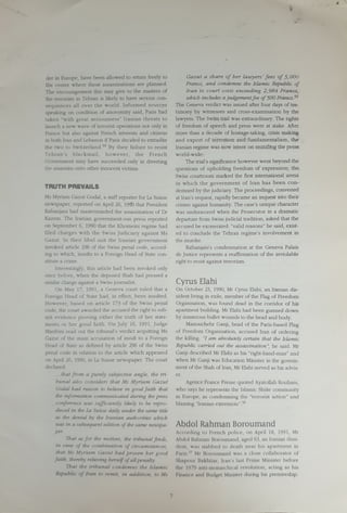 The Tehran Murder Machine (1994)