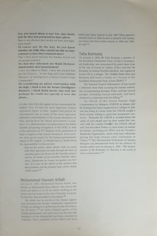 The Tehran Murder Machine (1994)