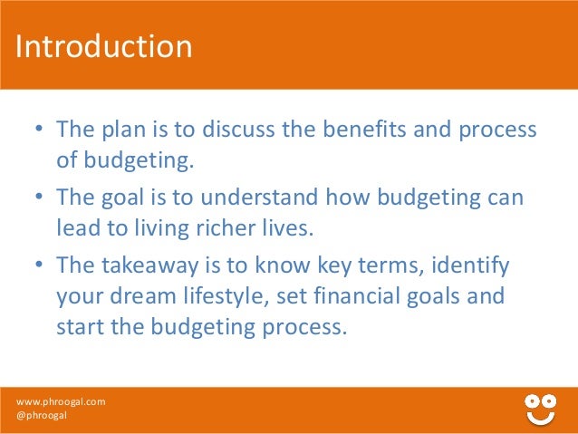 personal budgeting plans