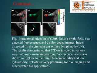 Dots Injection Application of Carbon dots ppt | PPTX