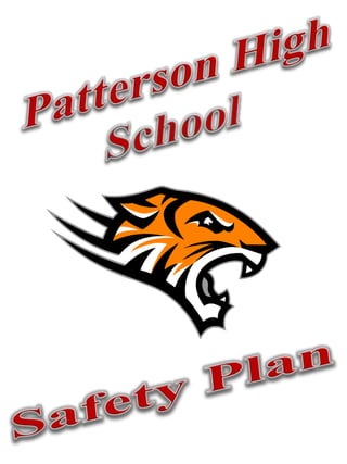 PHS Safety Plan Cover Sheet