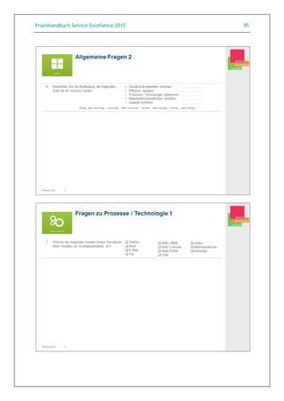 Praxishandbuch Service Excellence 2015 95
 