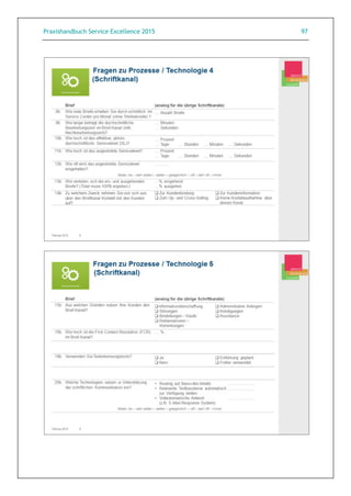 Praxishandbuch Service Excellence 2015 97
 