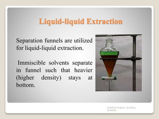 Separation and Purification of organic compounds | PPTX