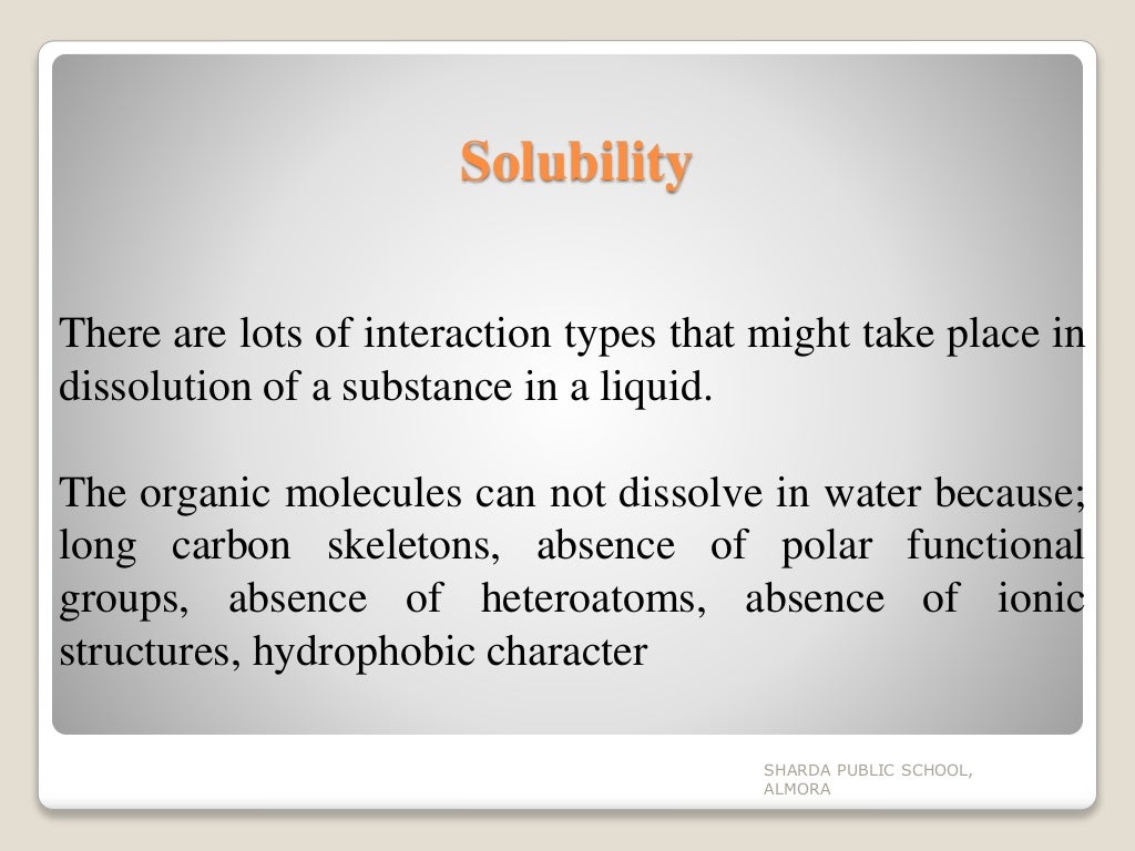 Separation and Purification of organic compounds
